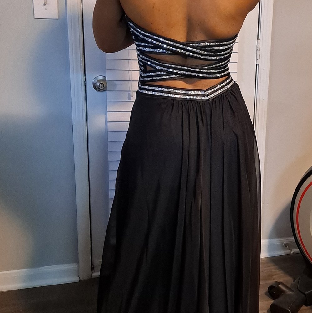 Strapless Sequin Embellished Gown, New without Tags